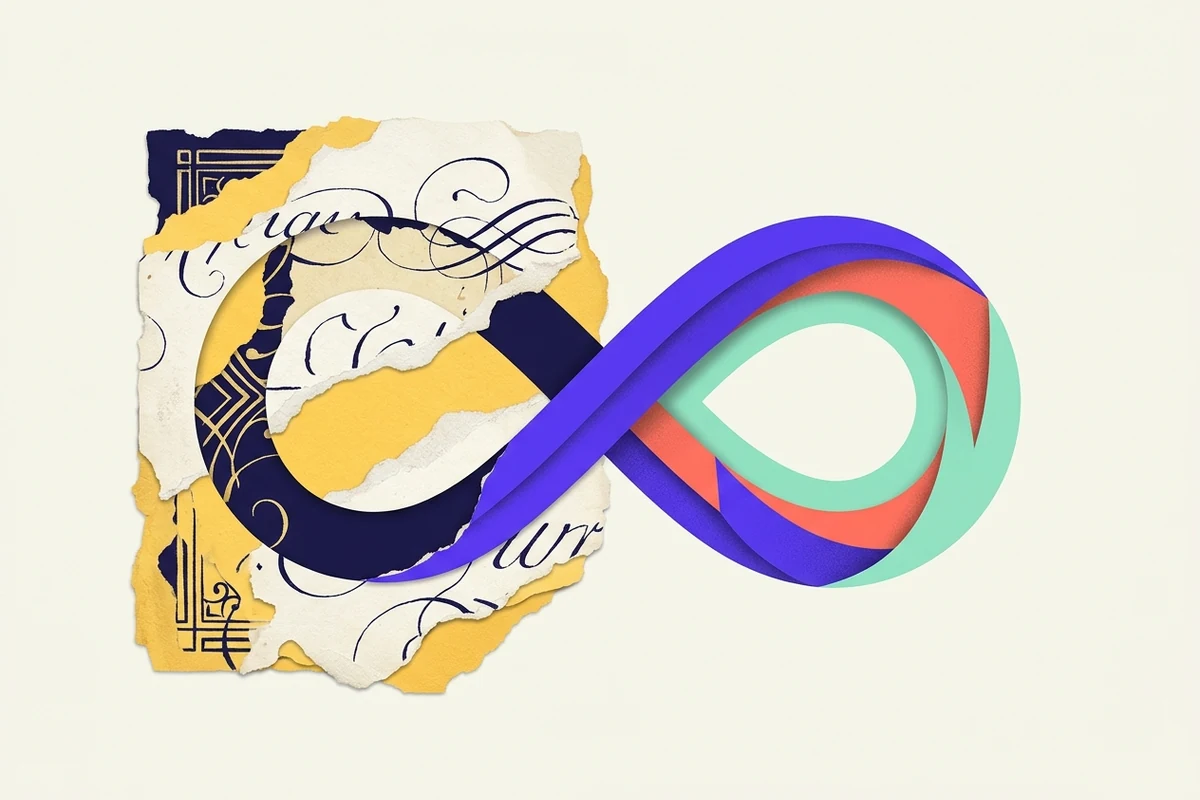 Editorial illustration for When Did the Infinity Symbol First Appear in Text