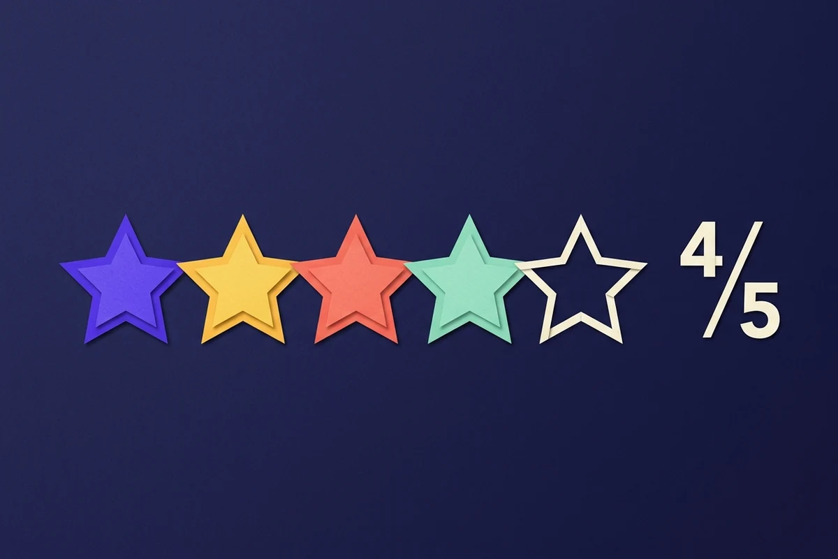 Editorial illustration for How to Use Star Symbols in Product Reviews and Ratings